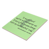 Jane Eyre Quote II Fliese (Seite)