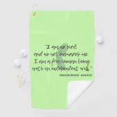 Jane Eyre Quote II Golfhandtuch (Insitu)