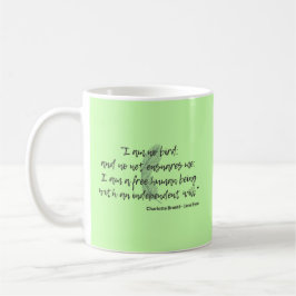 Jane Eyre Quote II Kaffeetasse