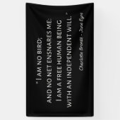 Jane Eyre Quote II - Klassischer Stil Banner (Vertikal)