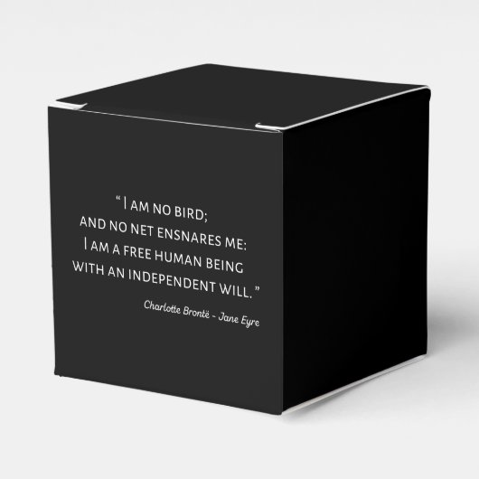 Jane Eyre Quote II - Klassischer Stil Geschenkschachtel (Vorderseite)