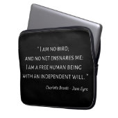 Jane Eyre Quote II - Klassischer Stil Laptopschutzhülle (Vorderseite Links)