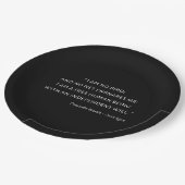 Jane Eyre Quote II - Klassischer Stil Pappteller (Schrägansicht)