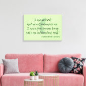 Jane Eyre Quote II Leinwanddruck (Insitu (Wohnzimmer))