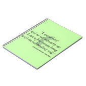 Jane Eyre Quote II Notizblock (Linke Seite)