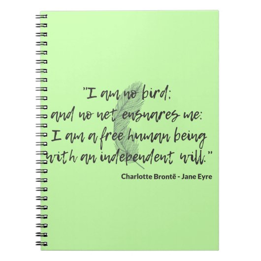 Jane Eyre Quote II Notizblock (Vorderseite)