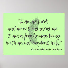 Jane Eyre Quote II Poster