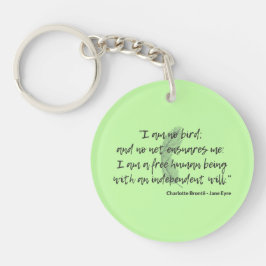 Jane Eyre Quote II Schlüsselanhänger
