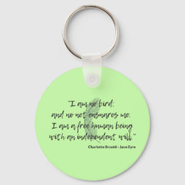 Jane Eyre Quote II Schlüsselanhänger