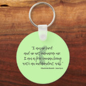 Jane Eyre Quote II Schlüsselanhänger (Vorderseite)