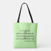 Jane Eyre Quote II Tasche (Rückseite)