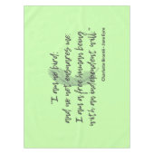 Jane Eyre Quote II Tischdecke (Vorderseite)