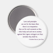 Jane Eyre Quote Magnet (Vorderseite/Rückseite)
