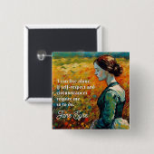 Jane Eyre Quote Monet Style Malerei Button (Vorne & Hinten)