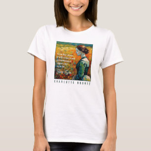 Jane Eyre Quote Monet Style Malerei T-Shirt