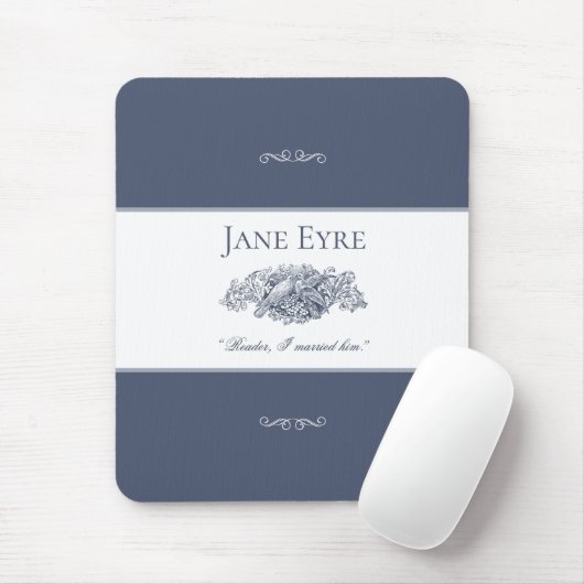Jane Eyre - Reader I Verheiratet Ihm - Doves Dark Mousepad (Mit Mouse)