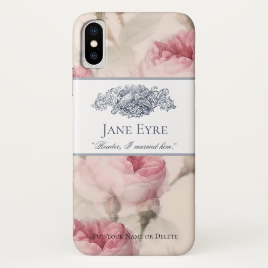 Jane Eyre - Reader I Verheiratet Ihm - Doves Flora Case-Mate iPhone Hülle (Rückseite)