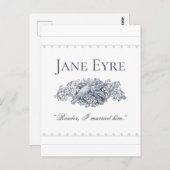 Jane Eyre - Reader I Verheiratet Ihm - Doves Postkarte (Vorne/Hinten)