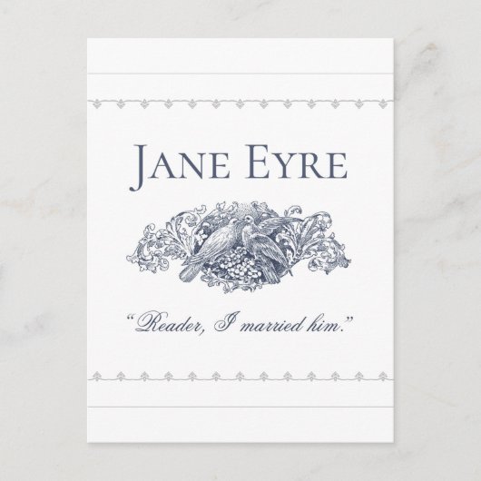 Jane Eyre - Reader I Verheiratet Ihm - Doves Postkarte (Vorderseite)