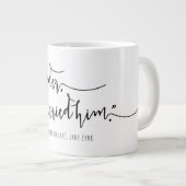 Jane Eyre "Reader, ich verheiratet ihn."Tasse Jumbo-Tasse (Vorderseite Rechts)