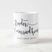 Jane Eyre "Reader, ich verheiratet ihn."Tasse Jumbo-Tasse (Vorderseite)