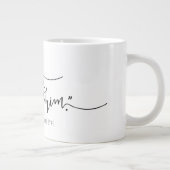 Jane Eyre "Reader, ich verheiratet ihn."Tasse Jumbo-Tasse (Rechts)