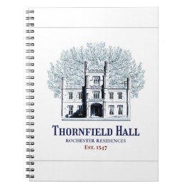 Jane Eyre Thornfield Hall Rochester Residences Notizblock