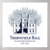 Jane Eyre Thornfield Hall Rochester Residences Poster (Vorne)