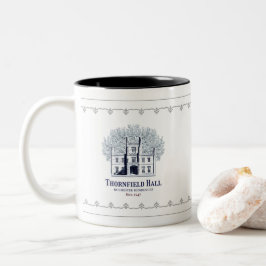 Jane Eyre Thornfield Hall Rochester Residences Zweifarbige Tasse