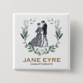 Jane Eyre und Edward Rochester mit Wreath Button (Vorderseite)
