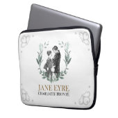 Jane Eyre und Edward Rochester mit Wreath Laptopschutzhülle (Vorderseite Links)