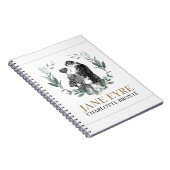 Jane Eyre und Edward Rochester mit Wreath Notizblock (Rechte Seite)