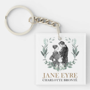 Jane Eyre und Edward Rochester mit Wreath Schlüsselanhänger