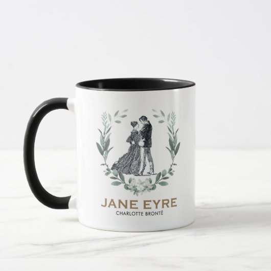Jane Eyre und Edward Rochester mit Wreath Tasse (Links)