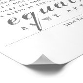 Jane Eyre - wie wir sind - weiß Poster (Ecke)