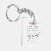 Jane Eyre - wie wir sind - weiß Schlüsselanhänger (Vorderseite links)