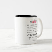 Jane Eyre - wie wir sind - weiß Zweifarbige Tasse (VorderseiteRechts)