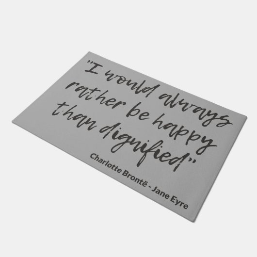 Jane Eyre Zitat I Fußmatte (Schrägansicht)