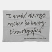 Jane Eyre Zitat I Geschirrtuch (Horizontal)