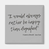 Jane Eyre Zitat I Magnet (Vorne)