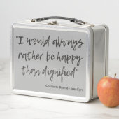 Jane Eyre Zitat I Metall Brotdose (Beispiel)