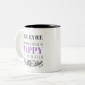 Jane Eyre Zitat - ich würde mich immer freuen Kaffeetasse (Vorderseite Links)