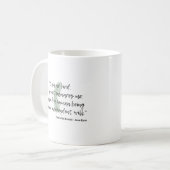 Jane Eyre Zitat II Kaffeetasse (Vorderseite Links)