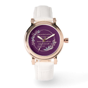Jane Eyre Zitat II - Niedlicher Stil Armbanduhr