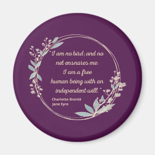 Jane Eyre Zitat II - Niedlicher Stil Magnet