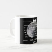 Jane Goodall zitierte Tasse (Vorderseite Links)