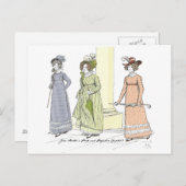 Jane - Jane Austen Pride and Prejudice Postkarte (Vorne/Hinten)
