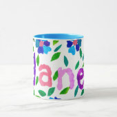 'Jane' Name-spezifische Coffee-Tasse Tasse (Zentrum)