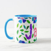 'Jane' Name-spezifische Coffee-Tasse Tasse (Links)