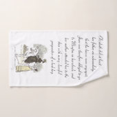 Jane on Horseback - Jane Austen Pride & Prejudice Badhandtuch Set (Handtuch)